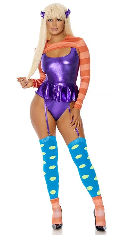 Catgirl Cosplay Lingerie for WomenSexy 90s Cartoon Character Halloween Costume
