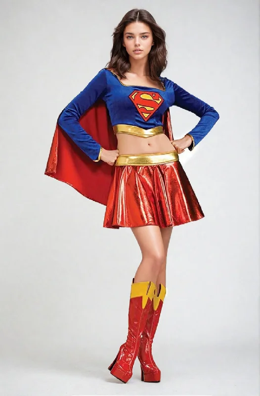 Cosplay Lingerie for WomenSexy Supergirl Costume