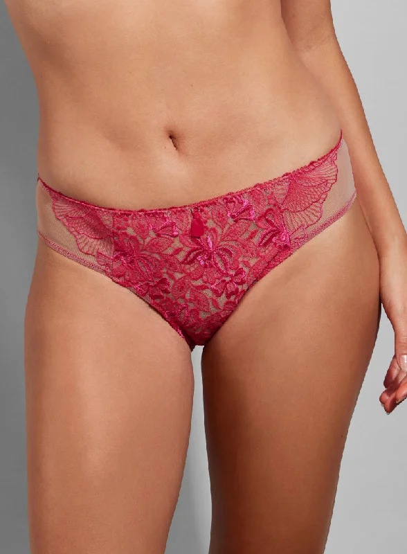 Women's Lingerie with Bow DetailsEmpreinte Agathe Shorty in Camelia