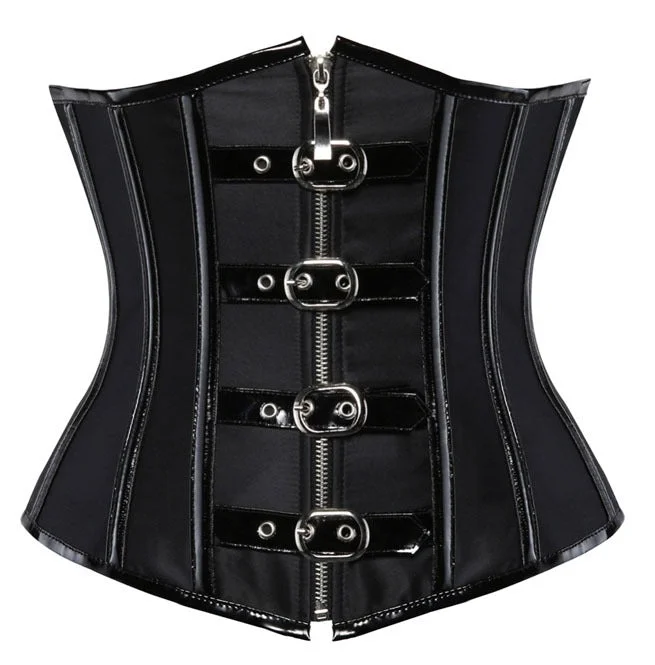 Removable - boning corsets for easy cleaningNotaro Black Underbust Corset