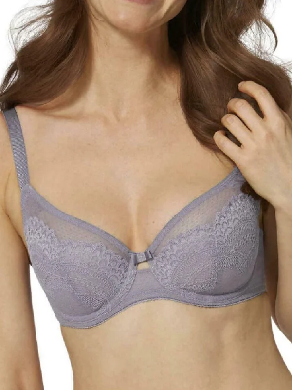 Comfortable Cotton Lingerie for Women Beauty-Full Darling W02 Bra - Twilight Grey