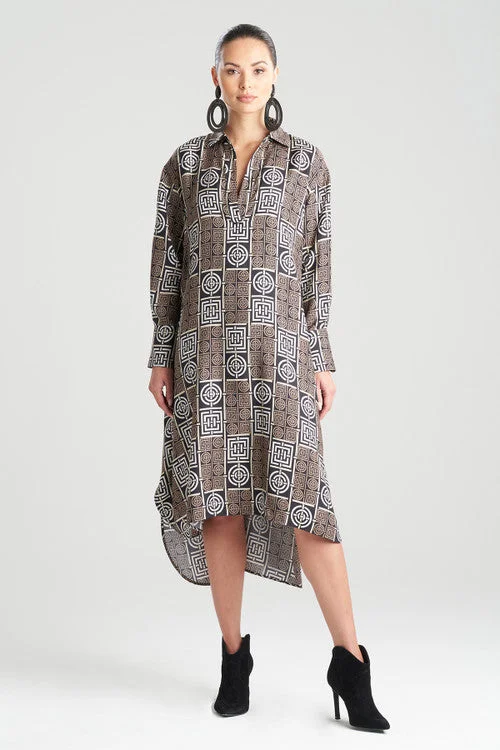 Sexy Christmas dresses for a festive occasionInfinity Cotton Silk Shirtdress