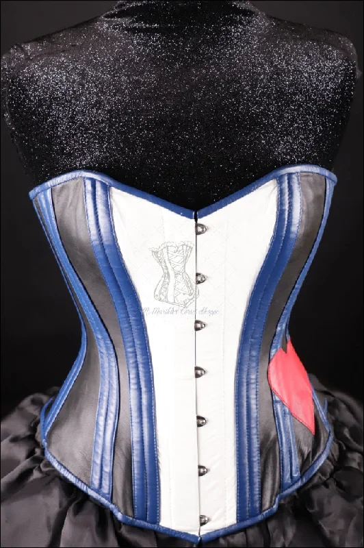 Leather Overbust Corset; Leather Pride