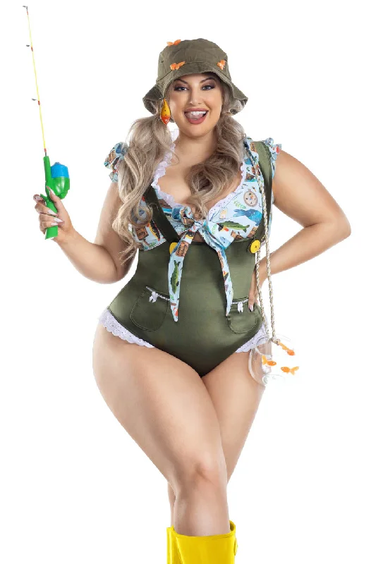 Plus Size Gone Fishing Costume