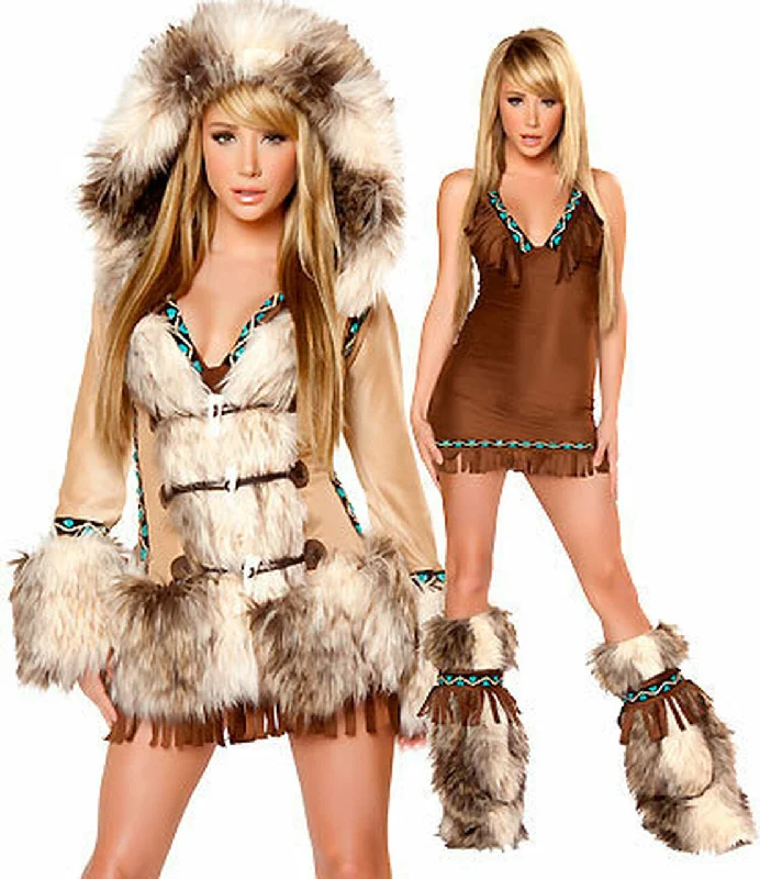 Women's Cosplay Inspired Babydoll LingerieSexy Eskimo Costume