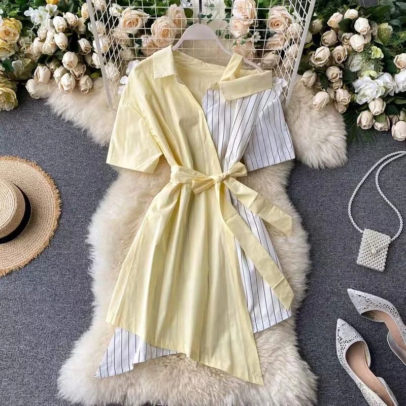 Sequined sexy dresses for a sparkly eveningTwo Tone Shirt Dress