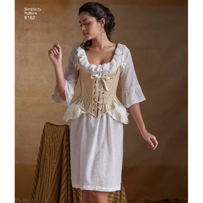 Simplicity Pattern 8162 18th century undergarments pattern