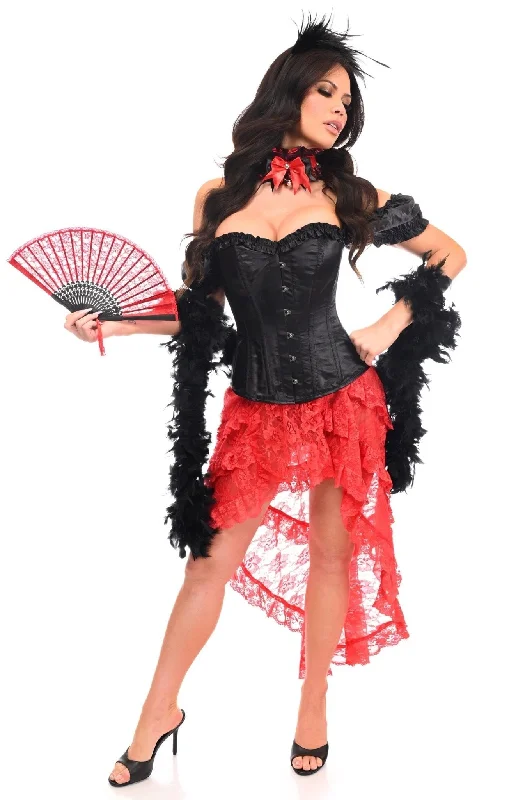 Plush 6 PC Brothel Saloon Babe Costume