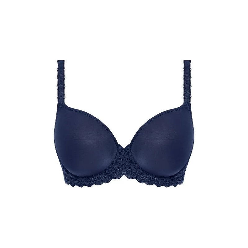 Breathable Bamboo Lingerie for WomenWacoal Raffine Contour  Bra Ink