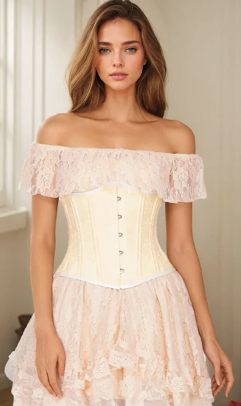 Removable - boning corsets for easy cleaningAdley Waist Training Brocade Underbust Corset Removable - boning corsets for easy cleaningAdley Waist Training Brocade Underbust Corset