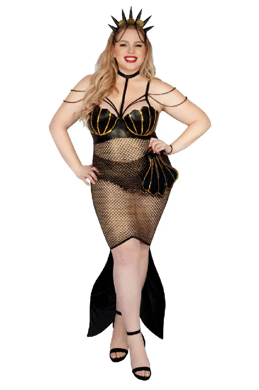 Plus Size Dark Mermaid Costume