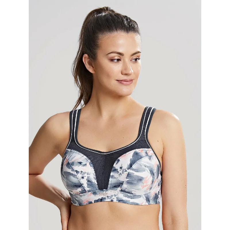Breathable Bamboo Lingerie for WomenPanache Wired Sports - Abstract Ink