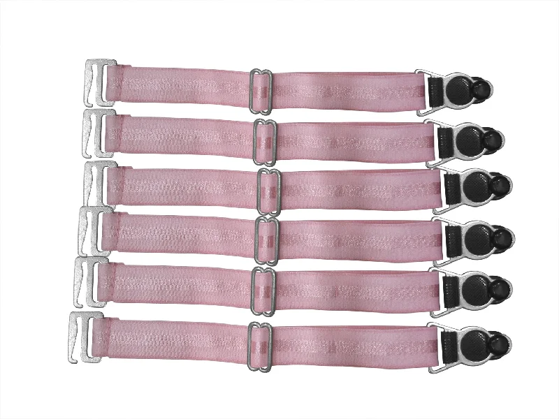 Suspender Clips In Baby Pink