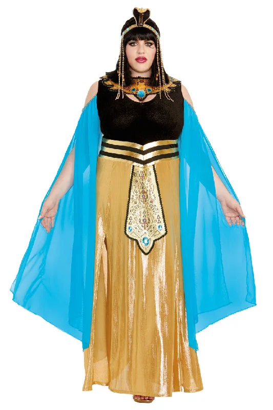 Gothic Cosplay Lingerie Set for WomenPlus Size Queen Cleopatra Costume