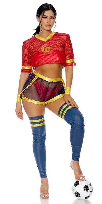 Superhero Themed Cosplay Lingerie for WomenSexy Soccer Sensation Halloween Costume