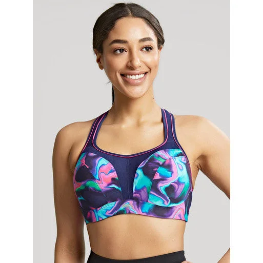 Lingerie with Adjustable Straps for WomenPanache Wired Sports - Cyber Swirl