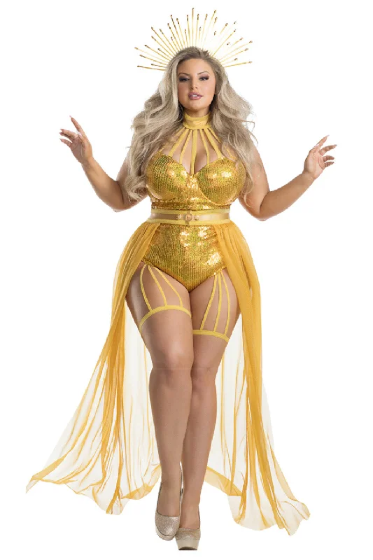 Women's Steampunk Cosplay UndergarmentsPlus Size Rising Sun Beauty Costume