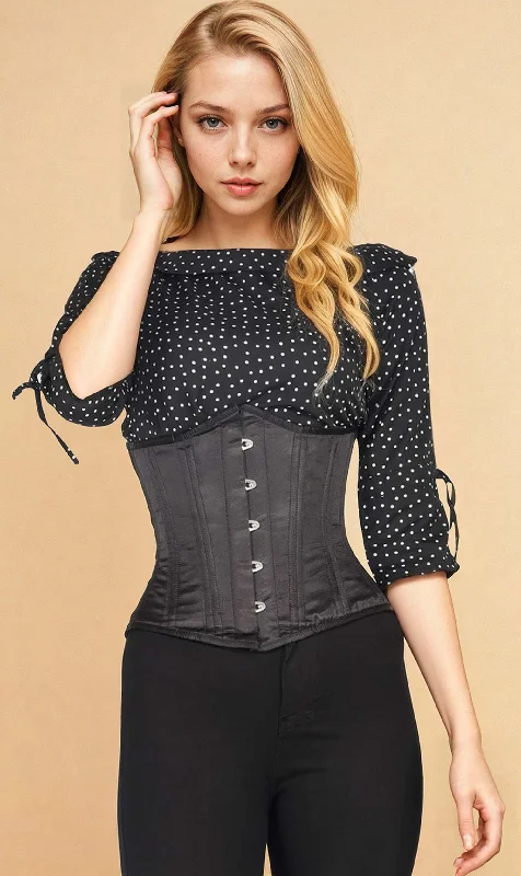 Steampunk - themed bustiers with brass accentsVerddun Waist Training Corset