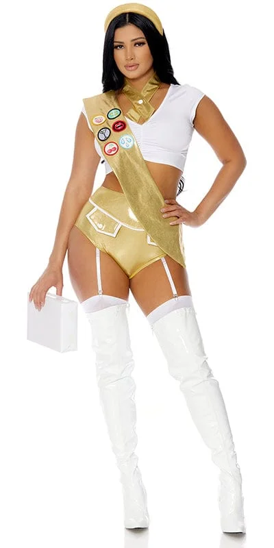 Lace Cosplay Lingerie for WomenSexy Team Lead Girl Scout Halloween Costume