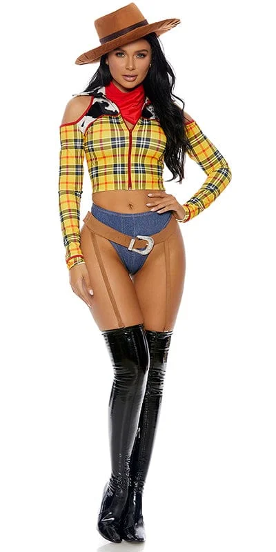 Plus Size Women's Cosplay LingerieReach For The Sky Sheriff Costume