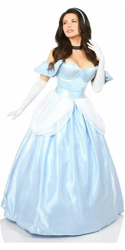 Sexy Deluxe 6 Piece Fairytale Princess Corset Halloween Costume