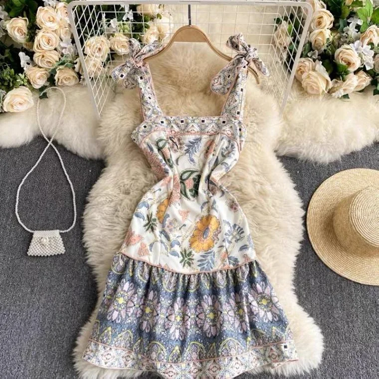 Organza - trimmed sexy dresses for a delicate touchBianca Floral Dress