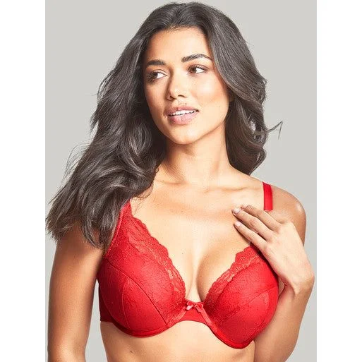 Panache Ana High Apex Plunge - Salsa Red