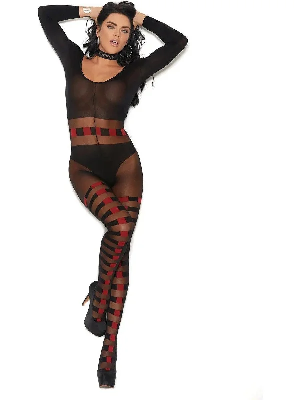 Elegant Moments  EM-82184 Long Sleeve Bodystocking