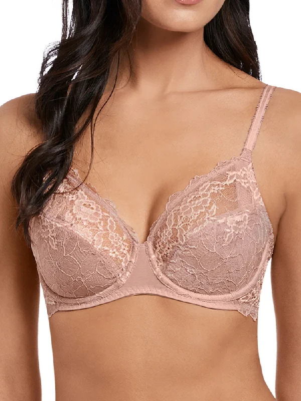 Women's Shapewear Lingerie Sets Lace Perfection Average Wire Bra - Rose Mist