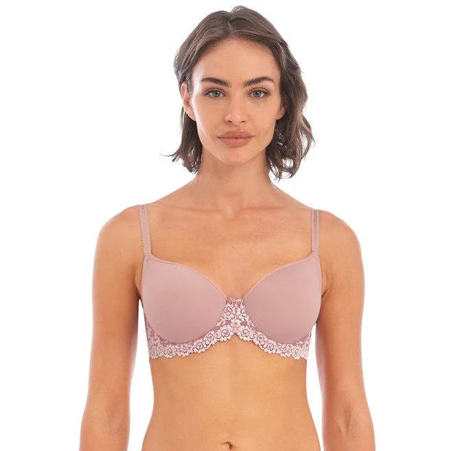 Women's High Waist Lingerie BodysuitsWacoal Embrace Lace Contour Bra - Woodrose/Mauve Chalk