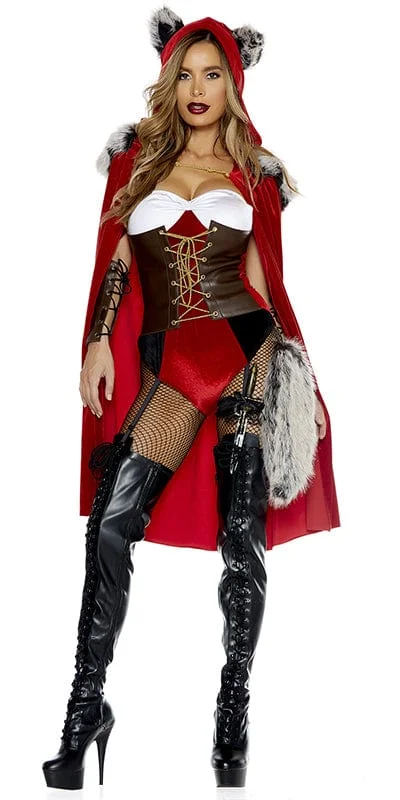Catgirl Cosplay Lingerie for WomenSexy Fairy Tale Big Bad Wolf Halloween Costume