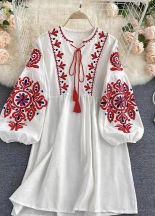 Mermaid - style sexy gowns for a glamorous effectMarley Embroidered Summer Dress