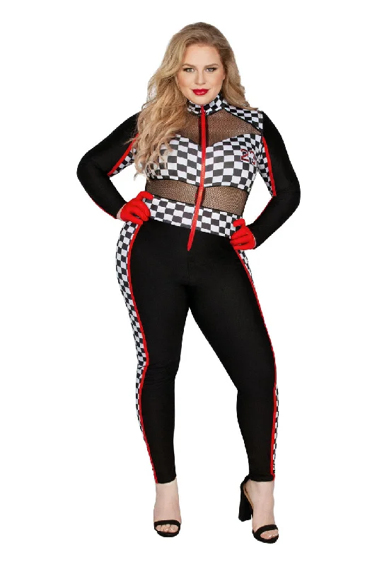 Women's Video Game Character Cosplay LingeriePlus Size Racy Racer Costume