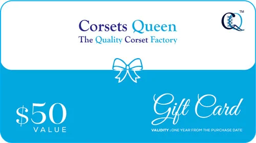 Leather bustiers for a bold and edgy lookCorsets Queen Gift Card