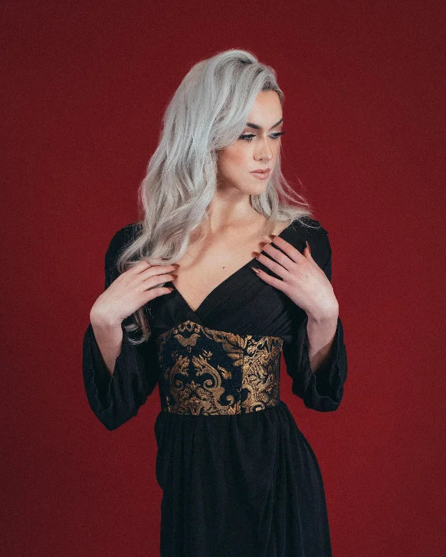 Silk bustiers for a luxurious and smooth feelEdith Corset [Double Reversible]