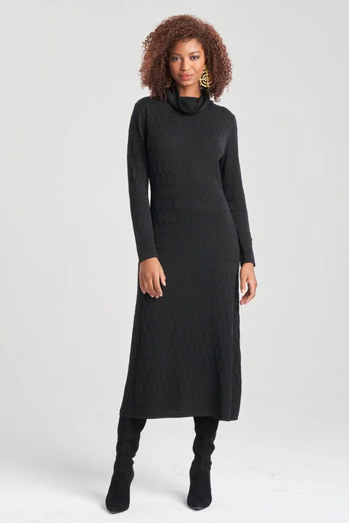 Strappy sexy mini dresses for a night outTextured Mandalay Turtleneck Dress