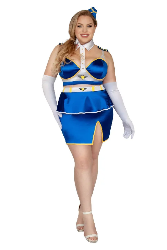 Plus Size Fly Babe Pilot Costume