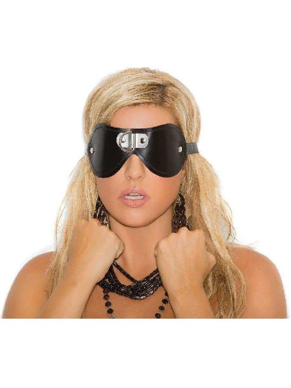 Women's Silk Lingerie Sets Elegant Moments  L9439 Leather Blindfold