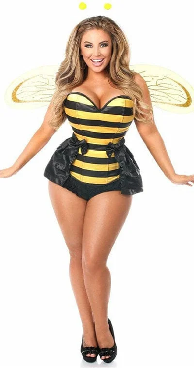 Sexy Deluxe 5 Piece Queen Bee Corset Halloween Costume