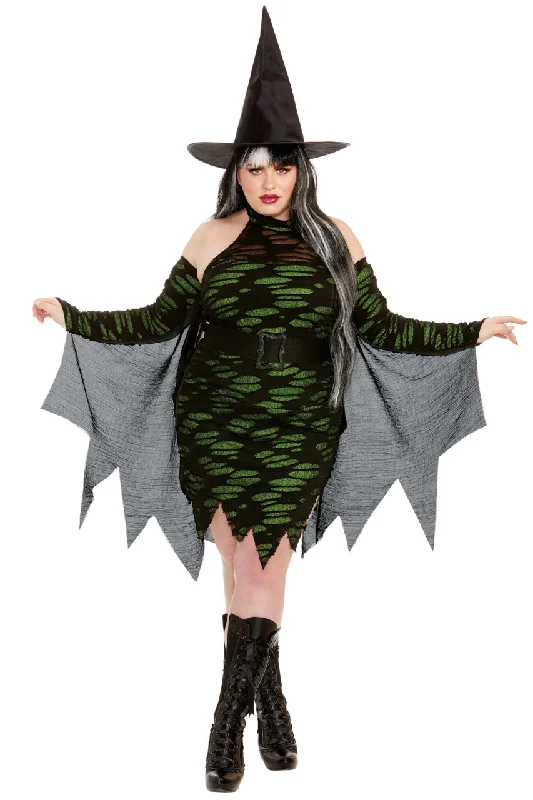 Plus Size Miss Enchantment Witch Costume