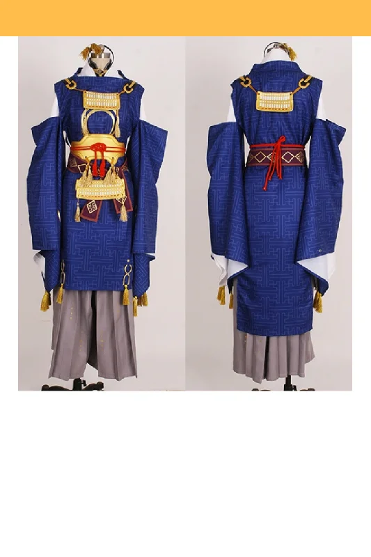 Cute Maid Cosplay Lingerie for WomenTouken Ranbu Online Mikazuki Munechika Brocade Blue Cosplay Costume Cute Maid Cosplay Lingerie for WomenTouken Ranbu Online Mikazuki Munechika Brocade Blue Cosplay Costume