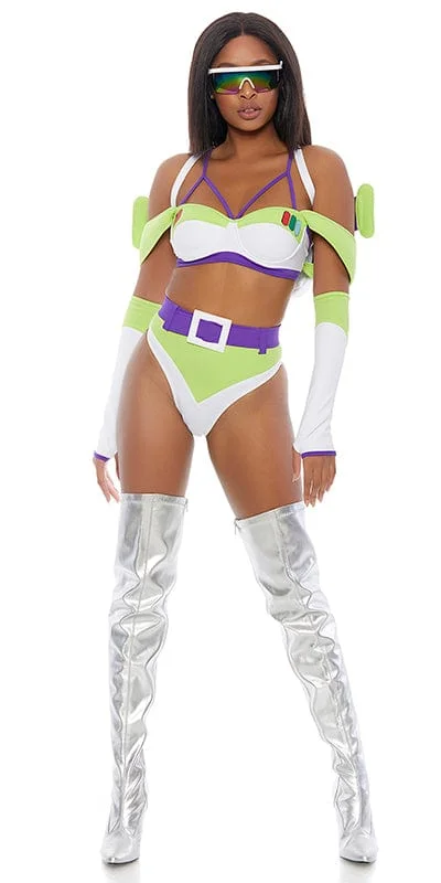 Superhero Themed Cosplay Lingerie for WomenSexy To Infinity Astronaut Costume