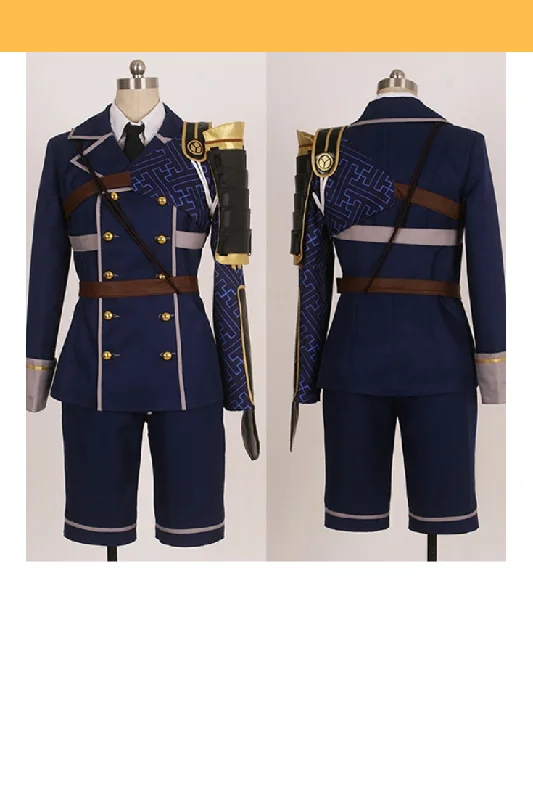 Elven Cosplay Lingerie for WomenTouken Ranbu Atsushi Toushirou Navy Blue Cosplay Costume