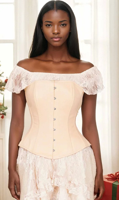 Supportive bustiers for large - busted womenEdwardian Long Line Cotton Corset (ELC-401) Supportive bustiers for large - busted womenEdwardian Long Line Cotton Corset (ELC-401)