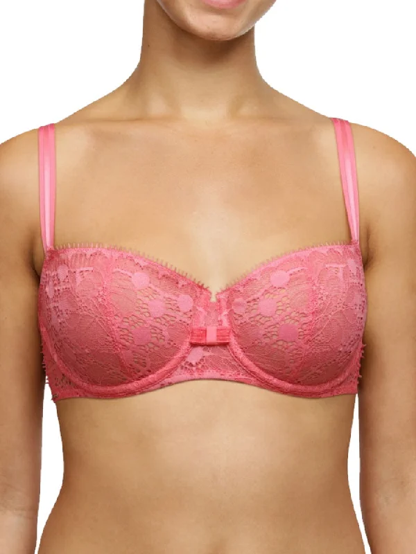 Women's Shapewear Lingerie Sets Day To Night Half Cup Bra - Love Pink