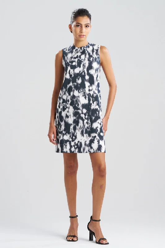 Abstract Shift Dress