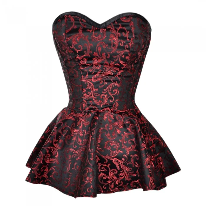 Sports - influenced bustiers with mesh panelsPerditaa Custom Made Corset Dress
