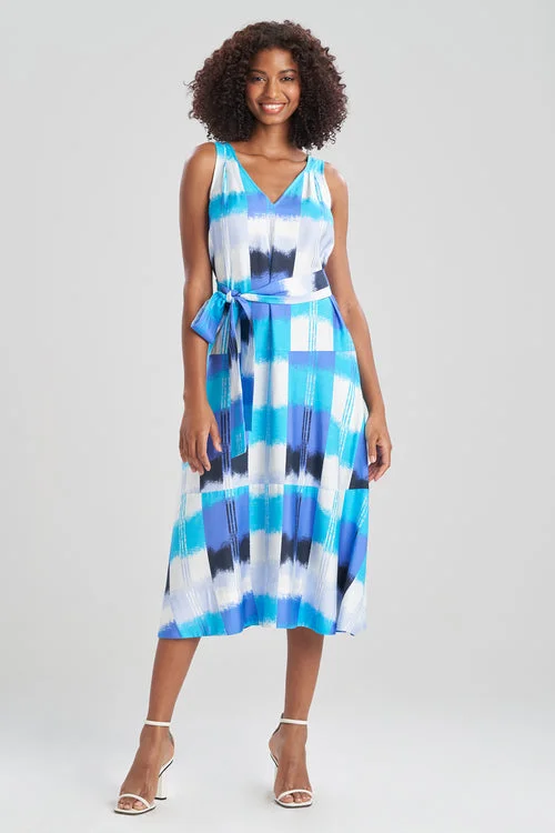 Sexy wedding guest dresses for a formal celebrationBoro-Cotton Silk Tank Dress