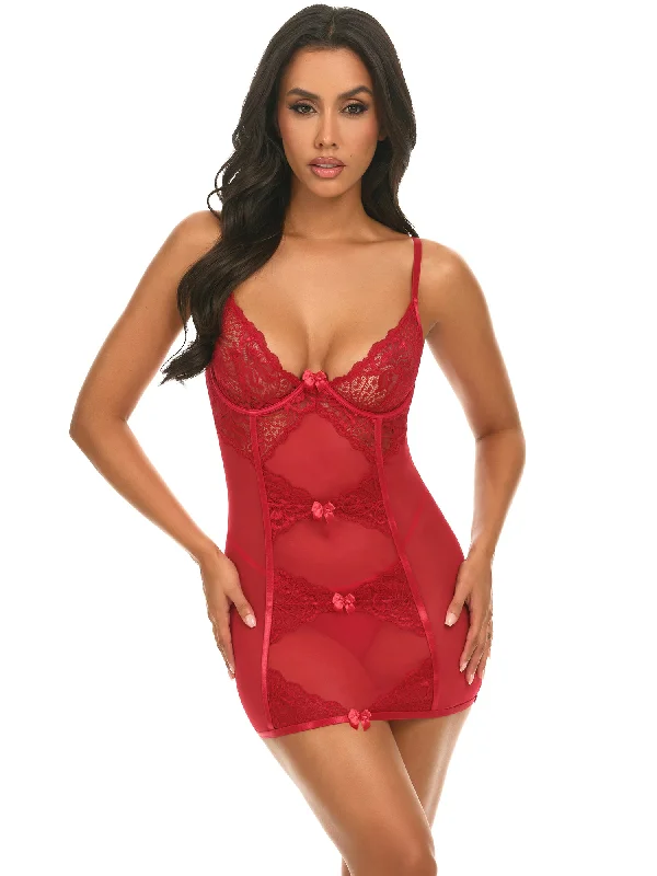 Ruched sexy dresses to accentuate curvesMilana Lacey Babydoll Dress
