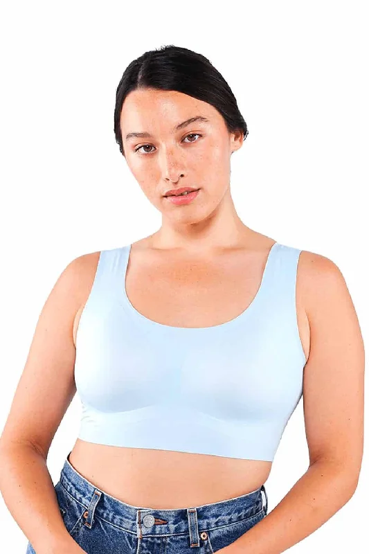 UNDERSTANCE NO BRA CROP BRA TOP